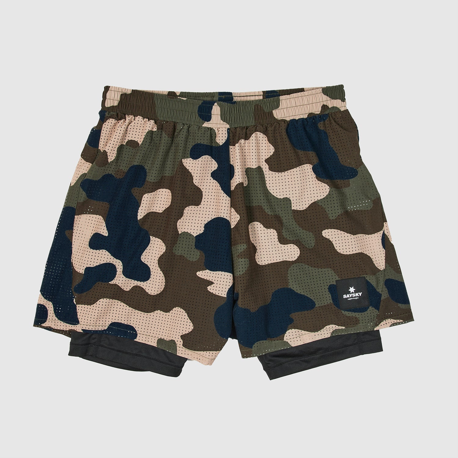 SAYSKY 2 In 1 Camo Pace Shorts 5'' –