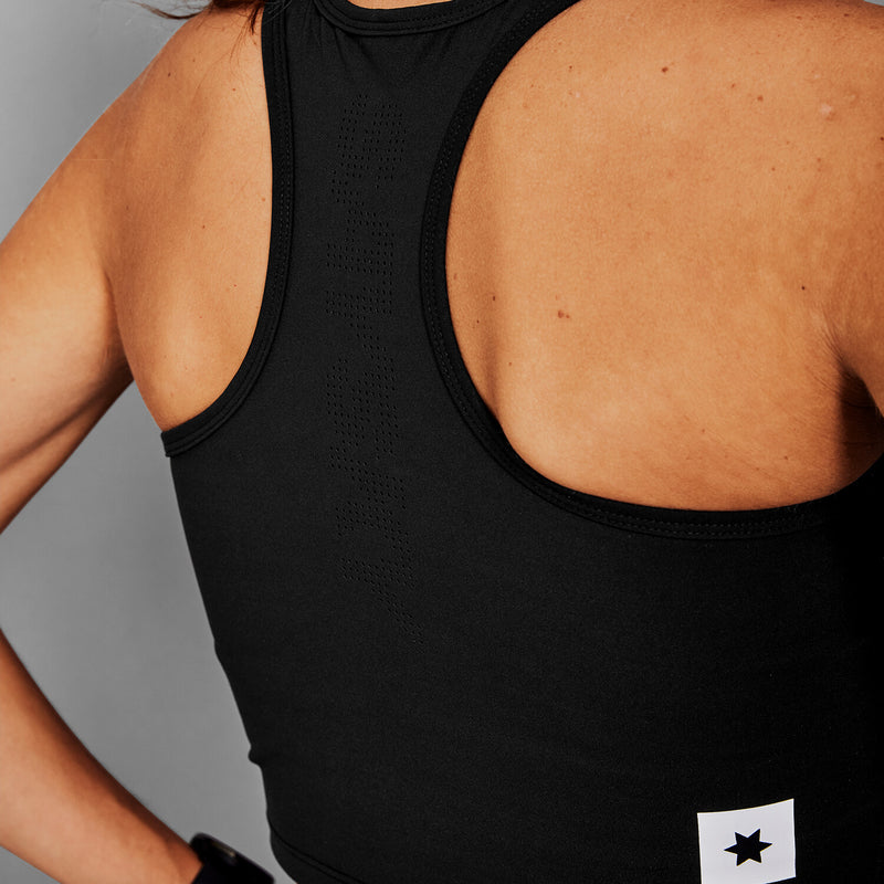 Saysky Flow Race Crop Top Black 1002 LWRSB61C901