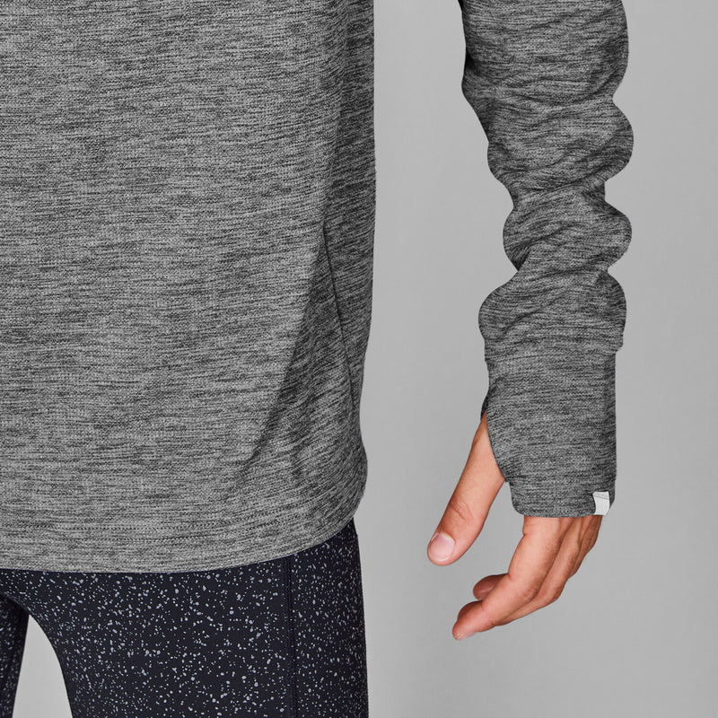 Saysky Pace Half Zip Hoodie Grey 6003 MMRHO01C6003