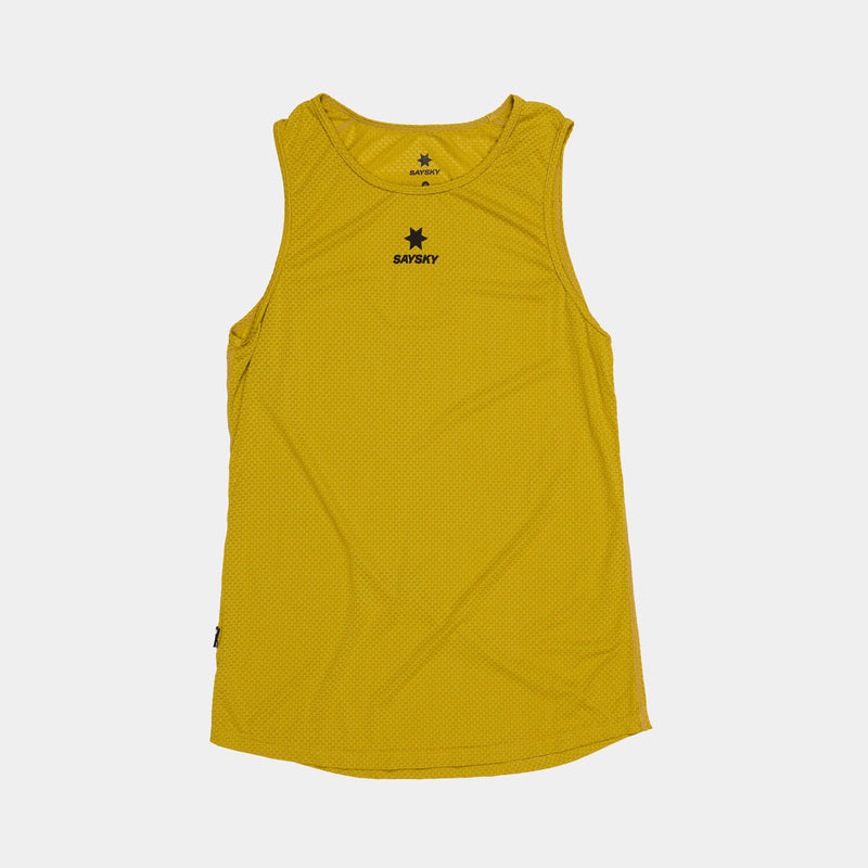 Saysky Mesh Base Layer Singlet Yellow 401 MMRBL31C409