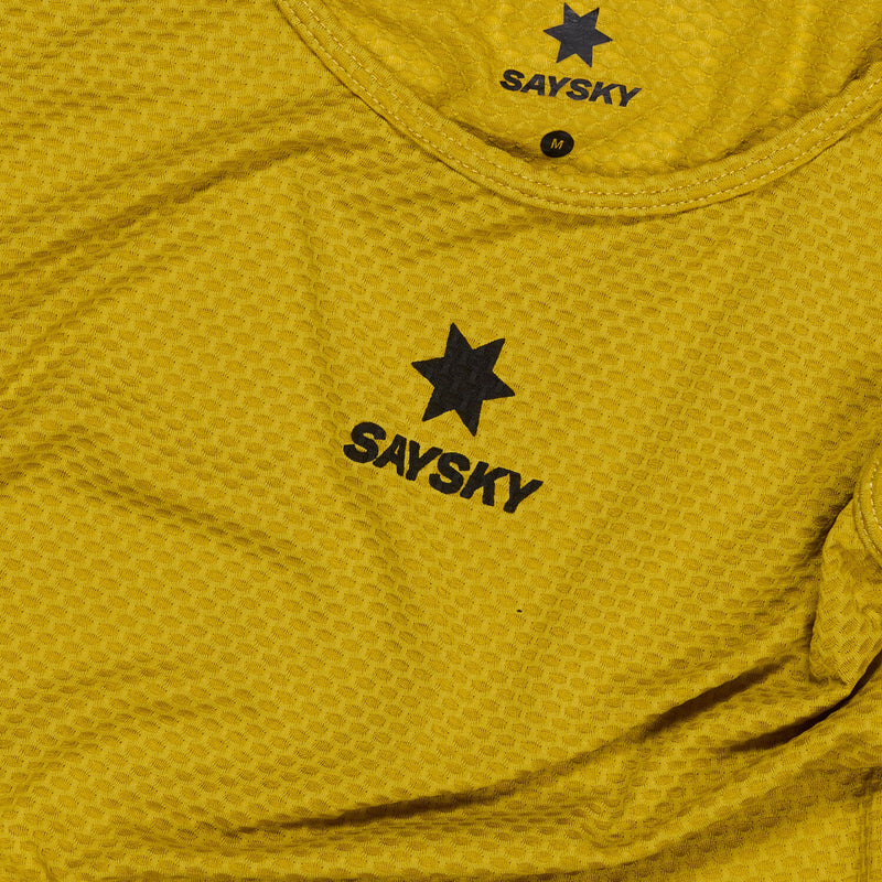 Saysky Mesh Base Layer Singlet Yellow 401 MMRBL31C409