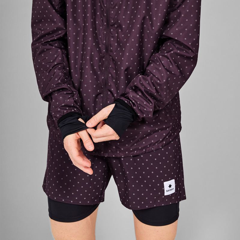 Saysky Reflective Polka Blaze Jacket Purple 703 MWRJA01C1022