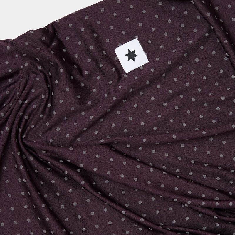 Saysky Reflective Polka Pace Long Sleeve Purple 703 MMRLS02C1022