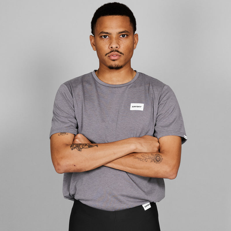 Saysky Clean Motion T-shirt Grey 6004 NMRSS51C6007