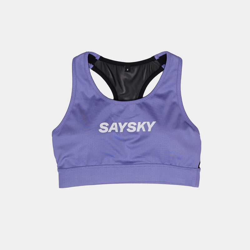 Saysky Logo Combat Sports Bra Purple 709 NWRSB30C709