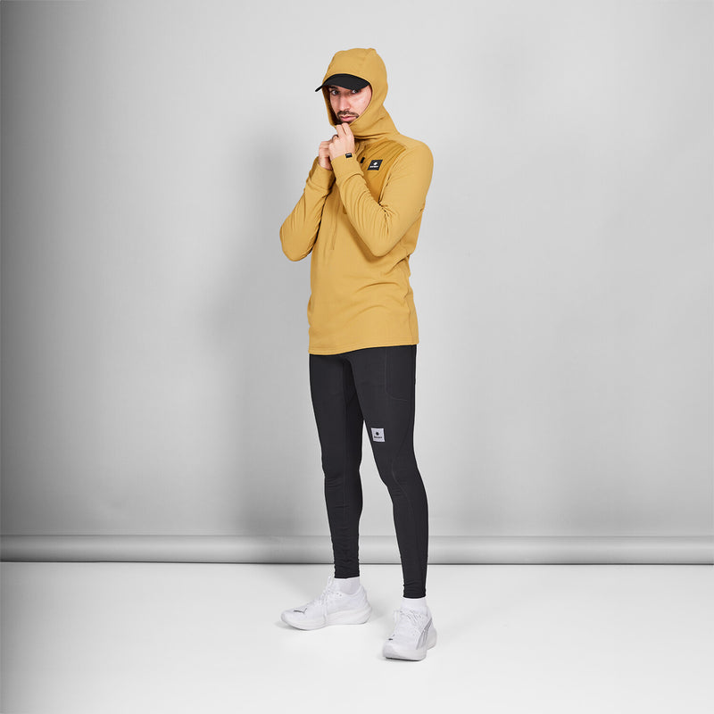 Saysky Combat Half Zip Fleece Hoodie Yellow 414 NMRHO30C414