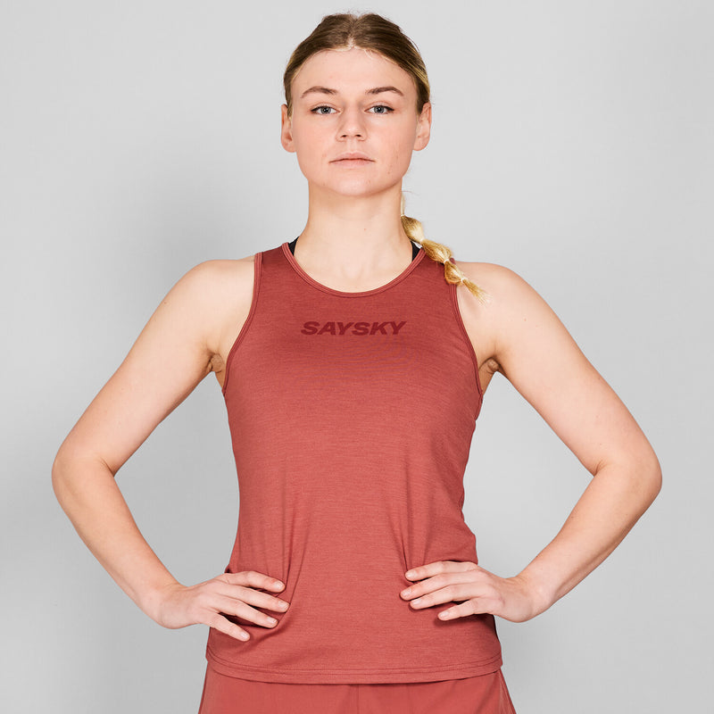 Saysky Logo Pace Top Red 5001 NWRSI20C5006