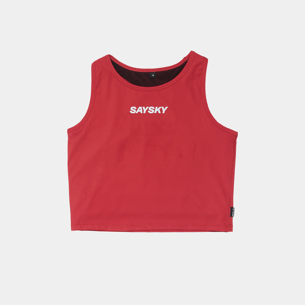 Saysky Flow Race Crop Top Red 5001 NWRSB61C506