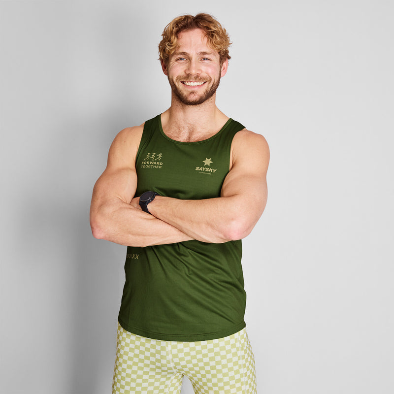Saysky Combat Singlet Green 313 NMRSI31C313