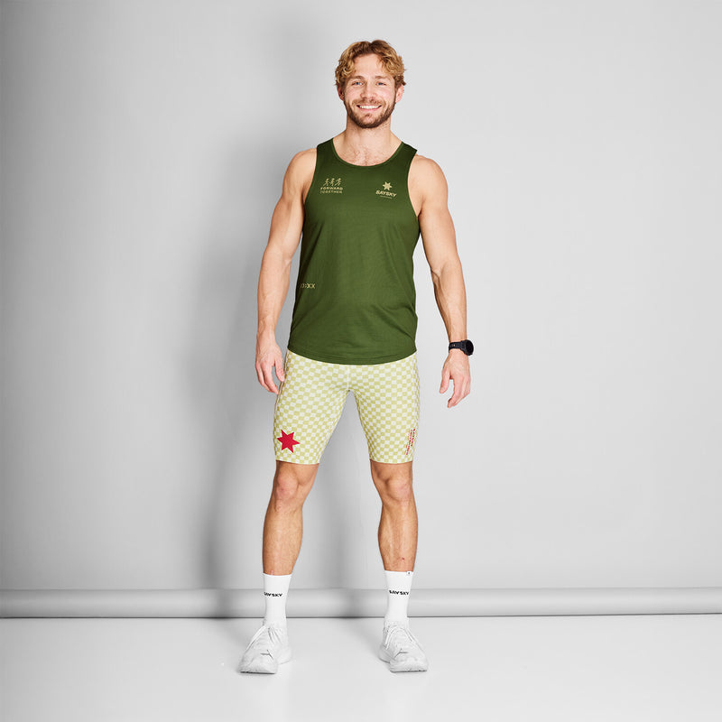 Saysky Combat Singlet Green 313 NMRSI31C313