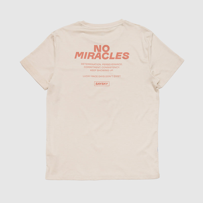 Saysky Statement Pace T-Shirt Beige 8002 NMRSS21C8002