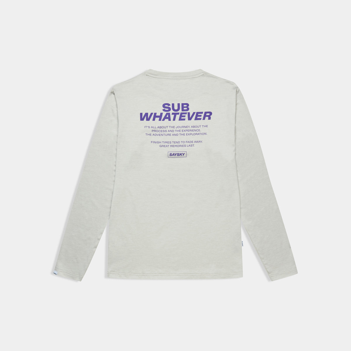 Saysky Statement Pace Long Sleeve Grey 6008 SM20007