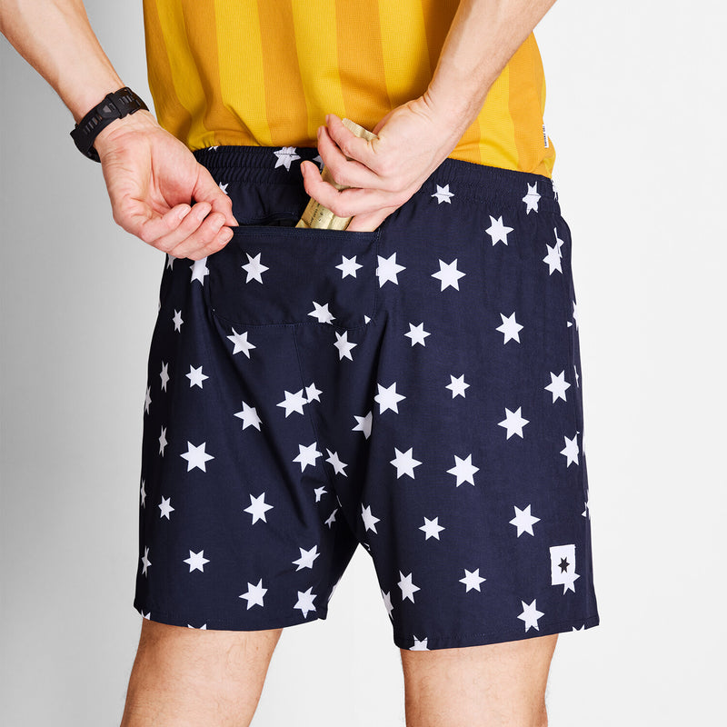 Saysky Star Pace Shorts 5'' Blue/White Stars 1028 NMRSH21C1028