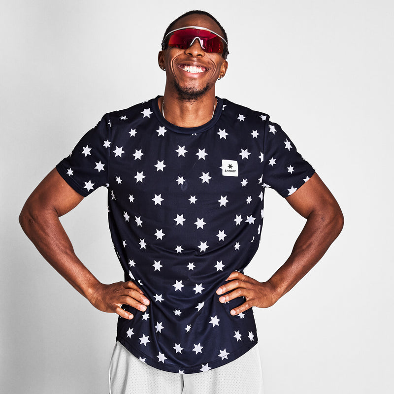 Saysky Star Combat T-Shirt Blue/White Stars 1028 NMRSS31C1028