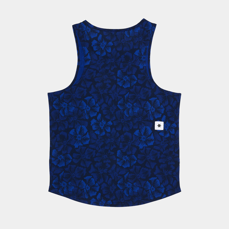 Saysky Flower Combat Singlet Blue Flower 1029 NMRSI31C1029