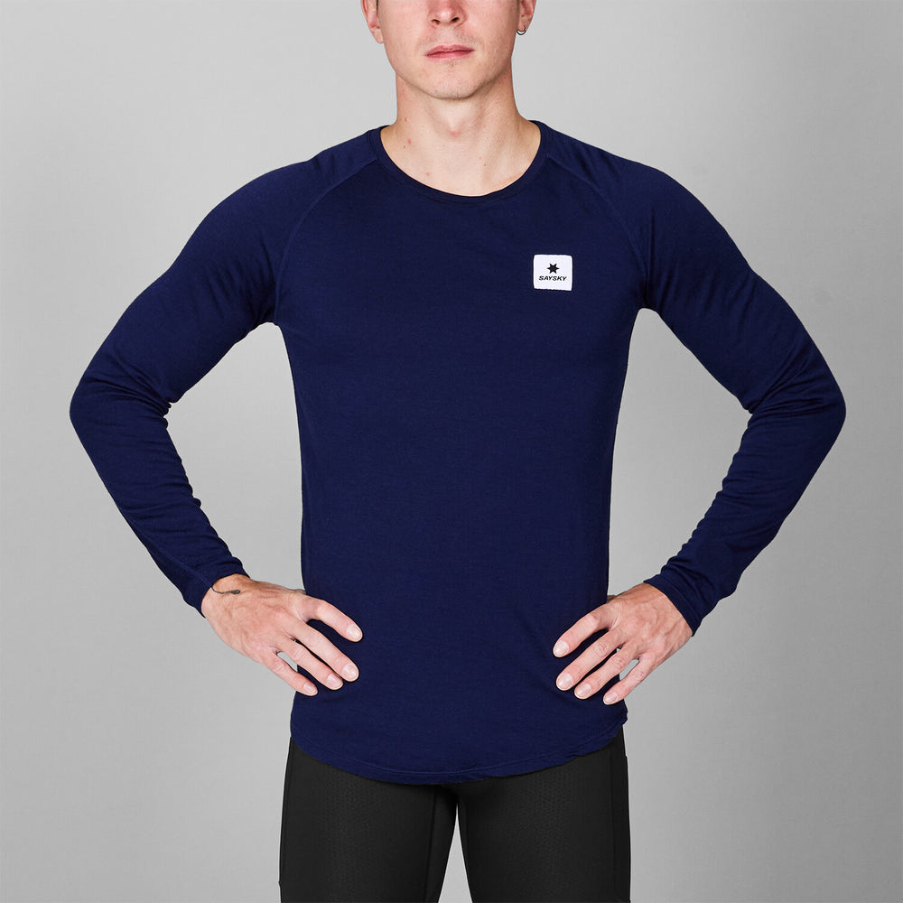 Merino 165 Long Sleeve Blue