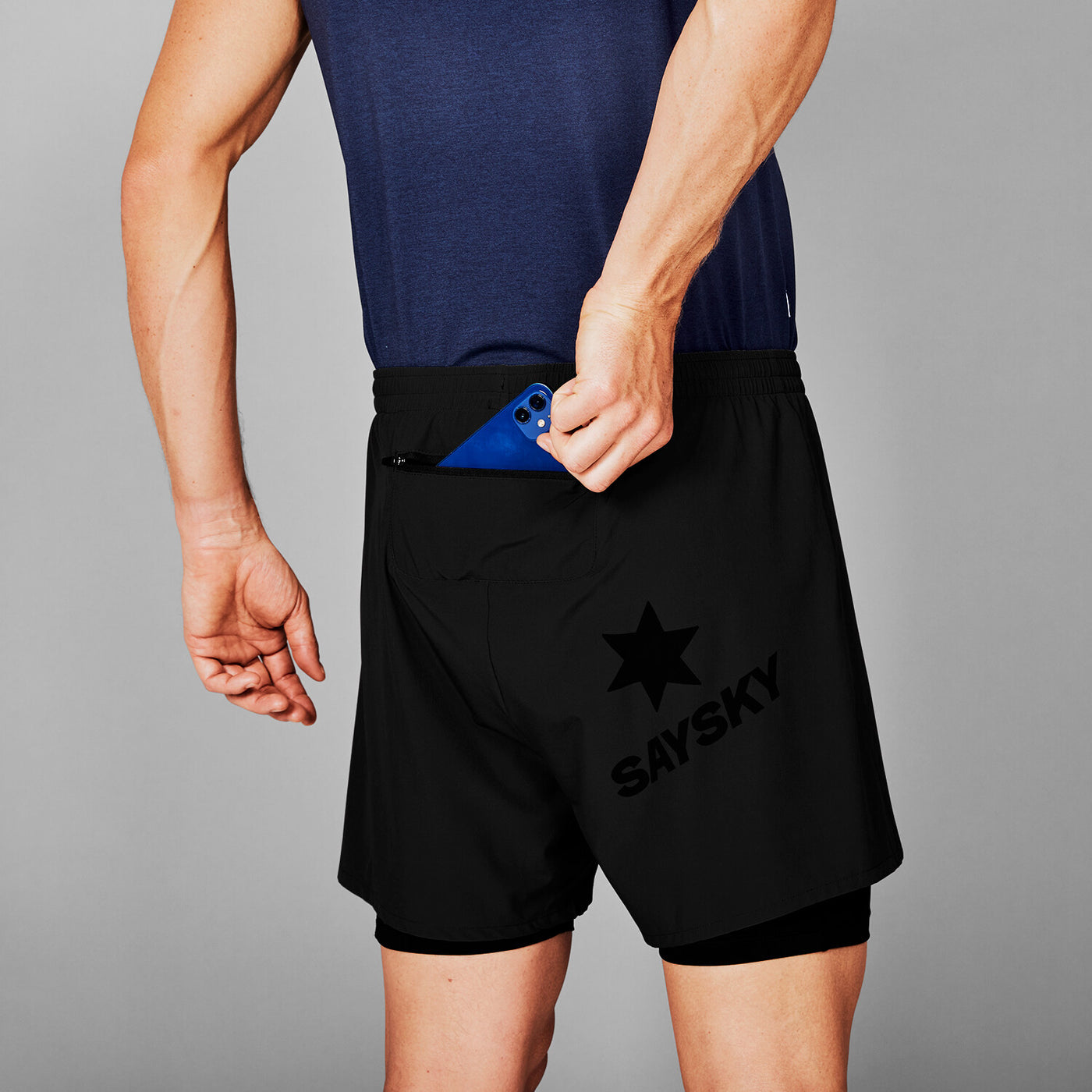 セイスカイ SAYSKY 2 In 1 Shorts XS Saysky 2 in 1 Pace Shorts 5'' – Saysky.com