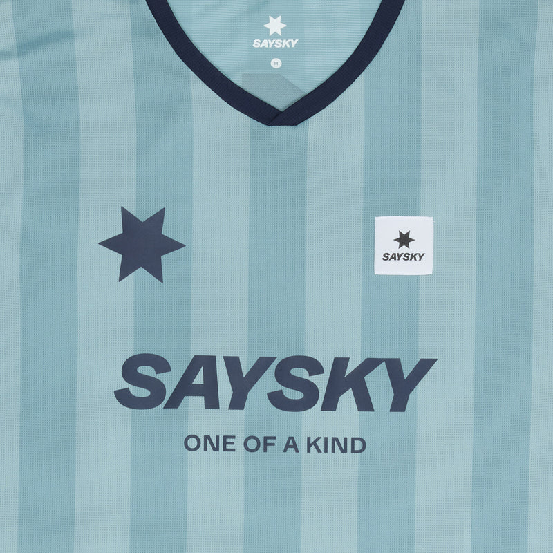 Saysky Combat T-shirt Blue Stripes 007 NMRSS31C007