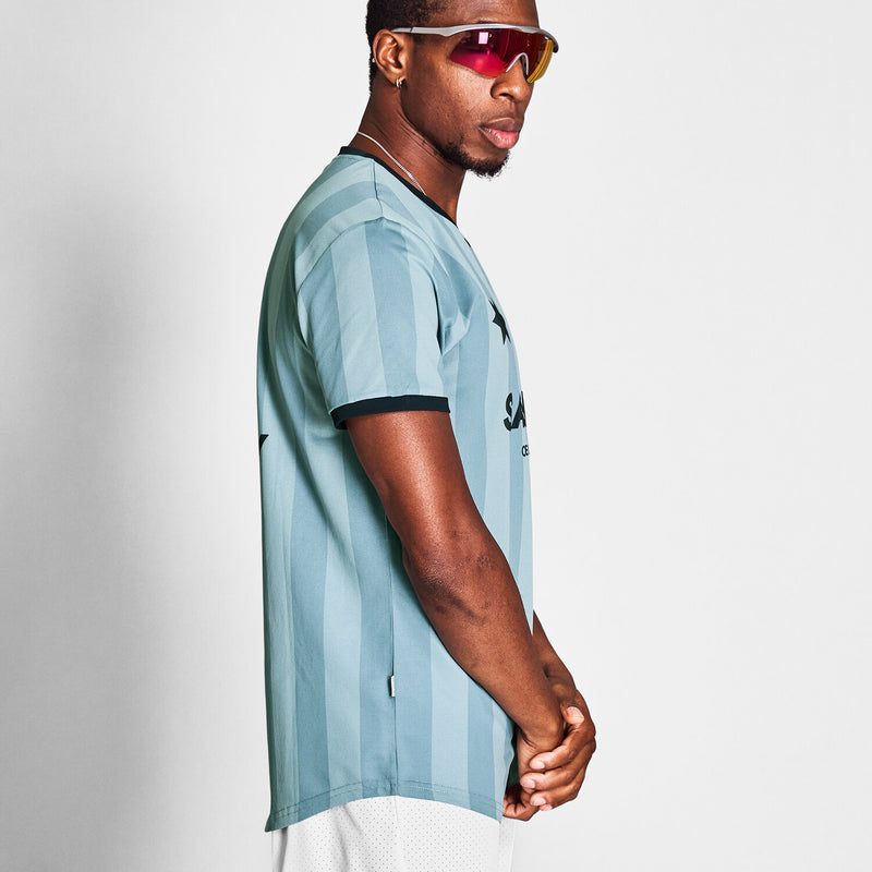 Saysky Combat T-shirt Blue Stripes 007 NMRSS31C007