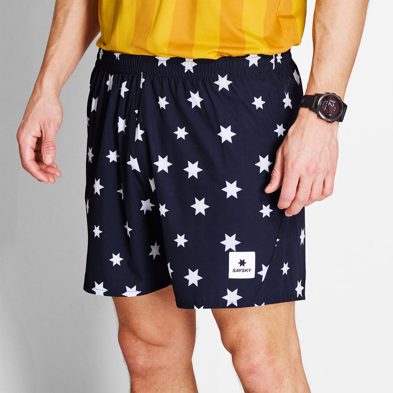 Saysky Star Pace Shorts 5'' Blue/White Stars 1028 NMRSH21C1028