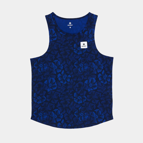 Saysky Flower Combat Singlet Blue Flower 1029 NMRSI31C1029
