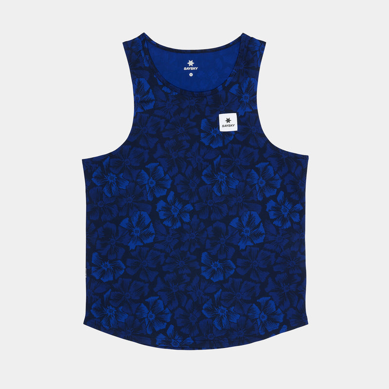 Saysky Flower Combat Singlet Blue Flower 1029 NMRSI31C1029