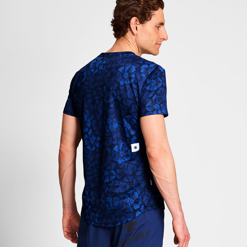 Saysky Flower Combat T-Shirt Blue Flower 1029 NMRSS31C1029