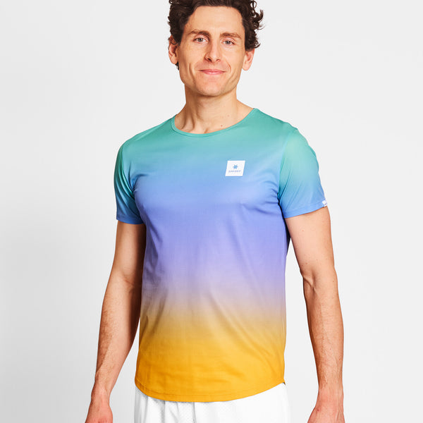 Saysky Drip Dye Flow T-Shirt Purple/Green/Yellow Drip Dye 1033 NMRSS60C1033