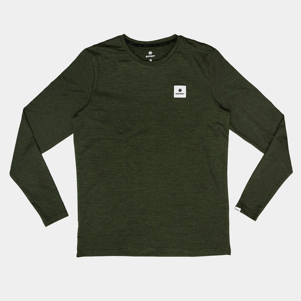 Saysky Statement Pace Long Sleeve Green 3001 OMRLS22C3001