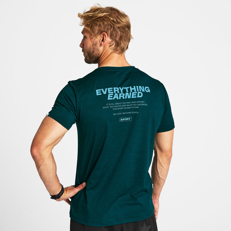 Saysky Statement Pace T-Shirt Green 3010 OMRSS21C3010