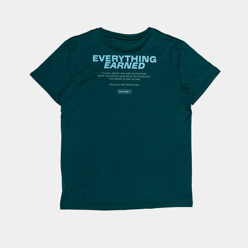 Saysky Statement Pace T-Shirt Green 3010 OMRSS21C3010