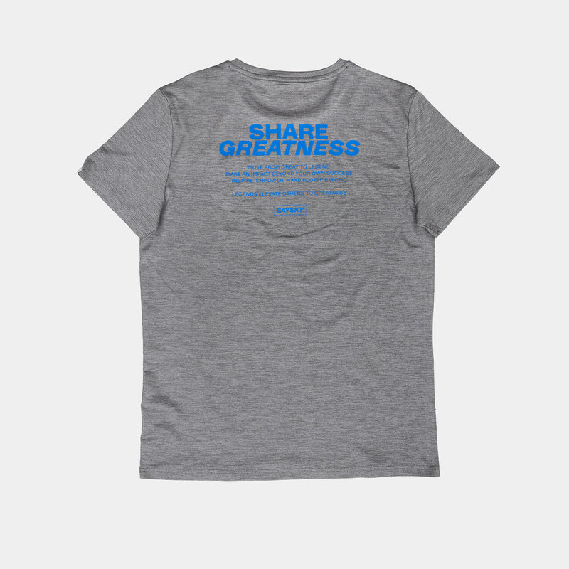 Saysky Statement Pace T-Shirt Grey 6004 OMRSS21C6004