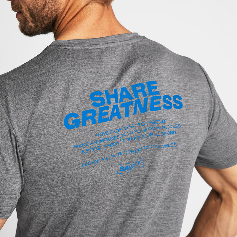 Saysky Statement Pace T-Shirt Grey 6004 OMRSS21C6004