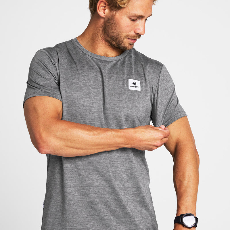Saysky Statement Pace T-Shirt Grey 6004 OMRSS21C6004