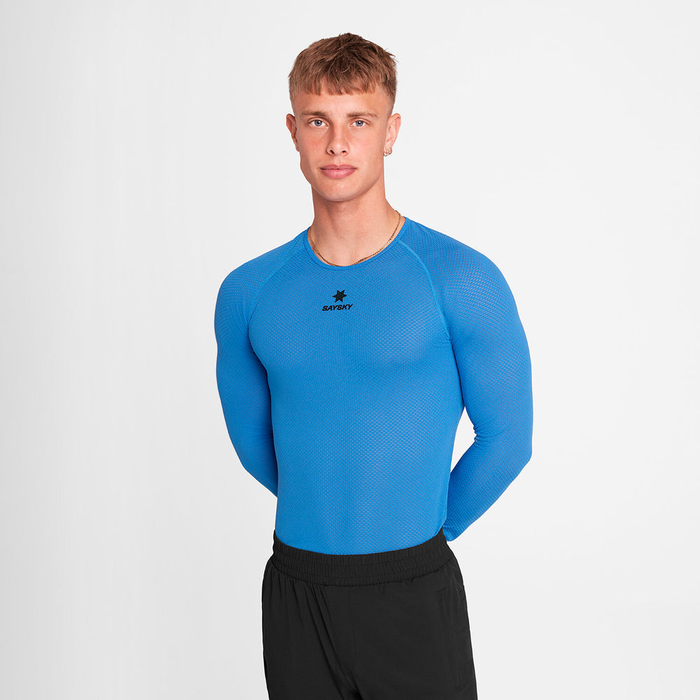Mesh Base Layer Longsleeve Blue