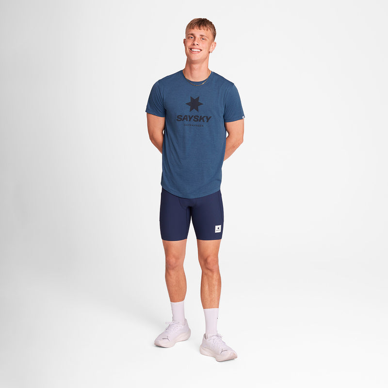 Saysky Combat Pro T-Shirt Blue 2012 OMRSS30C2012