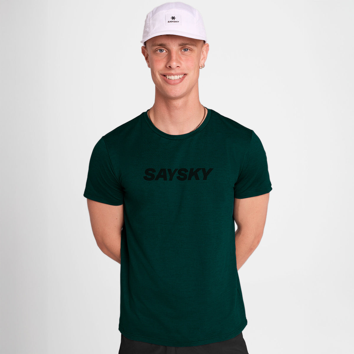 Saysky Logo Pace T-Shirt Green 3010 OMRSS20C3010