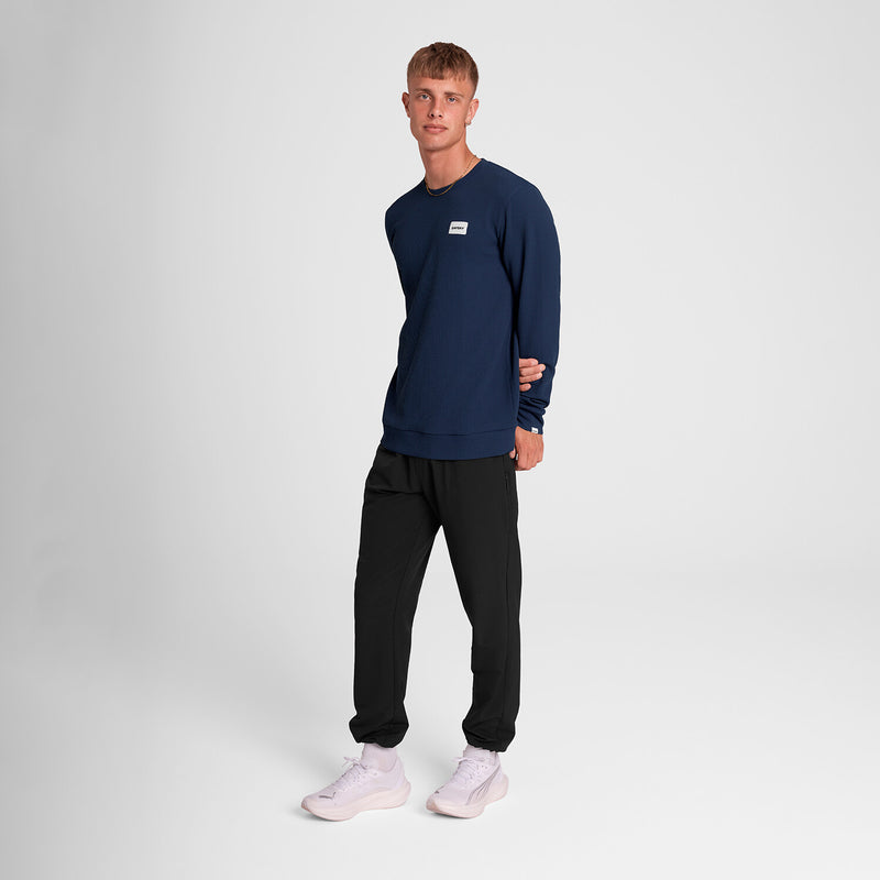 Saysky Motion Waffle Long Sleeve Blue 222 OMRLS52C222