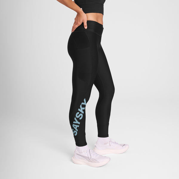 Saysky Logo Motion+ Tights Black 901 OWRLT51C901