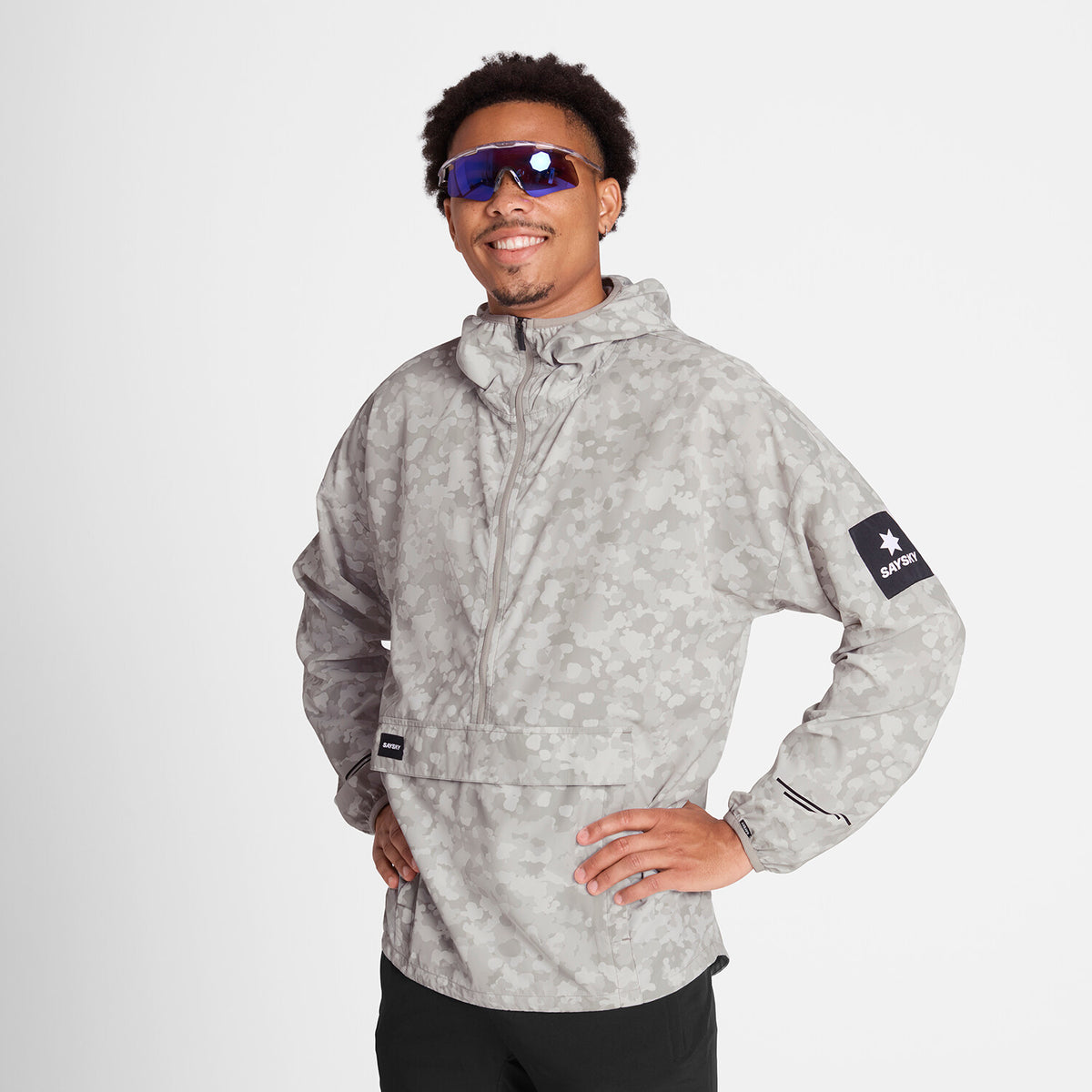 SAYSKY Camo Pace Jacket Pantsセット □ 公式 □ SAYSKY/セイスカイ ランニングジャケット