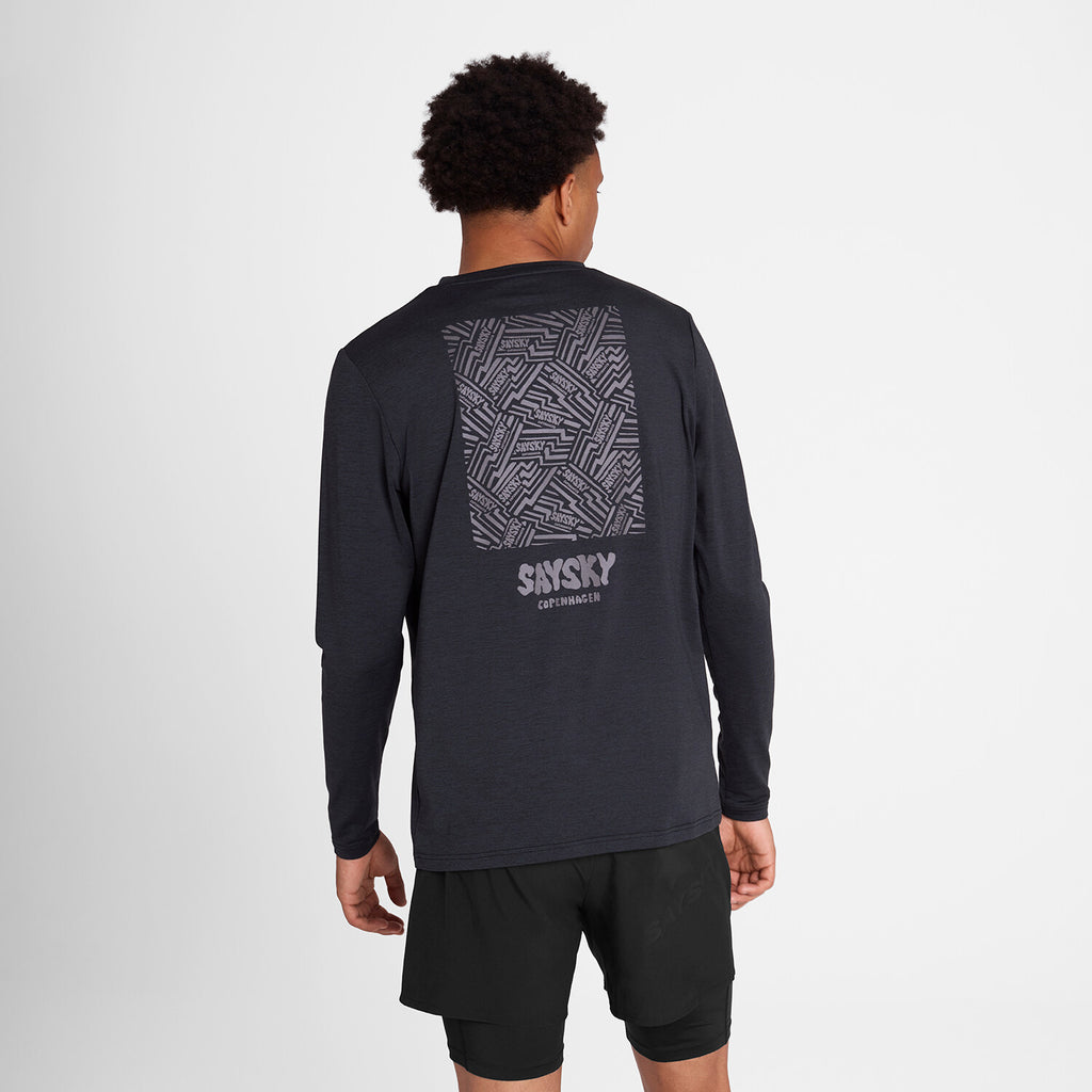 Saysky Reflective Logo Pace Long Sleeve – Saysky.com