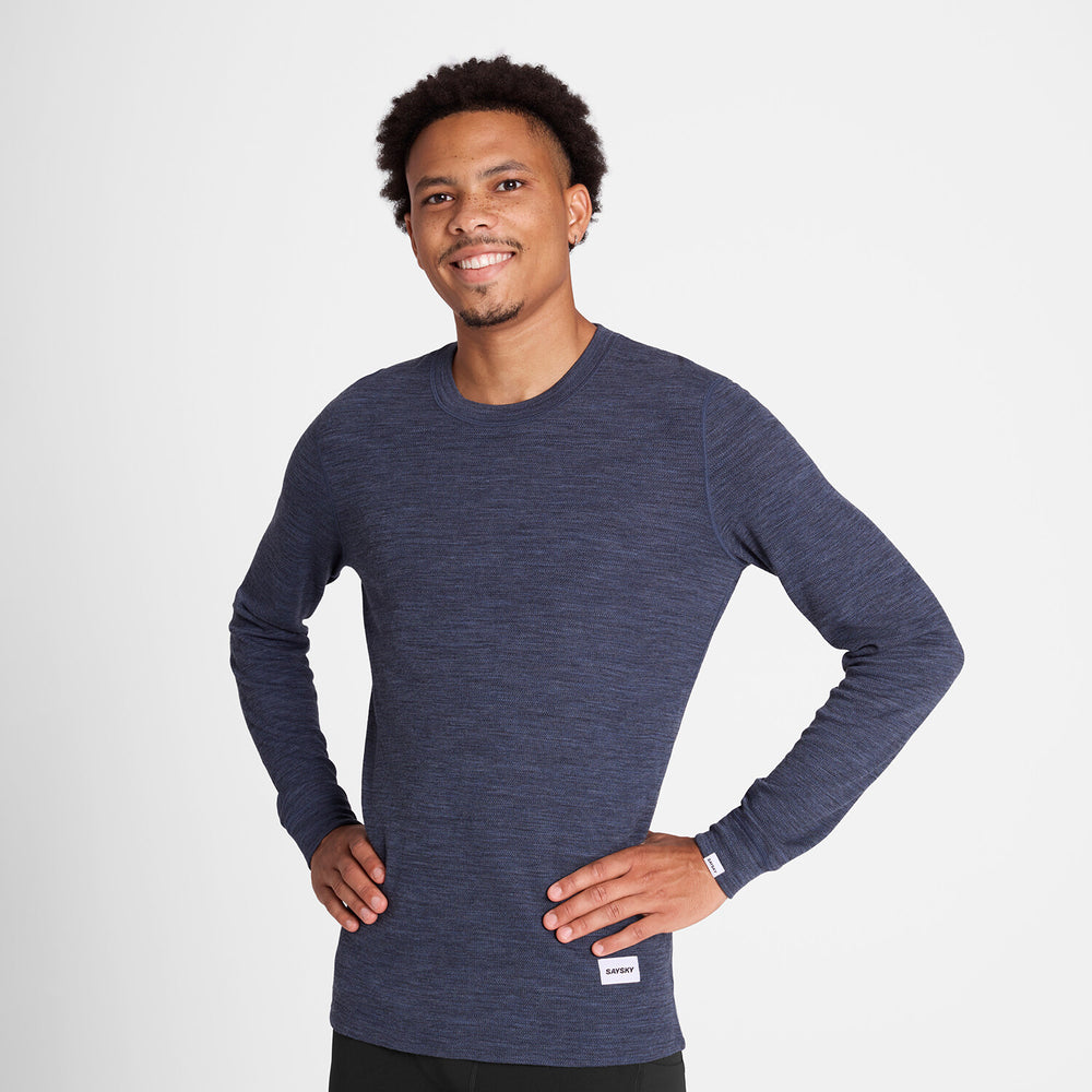 Merino 195 Blaze Long Sleeve Blue
