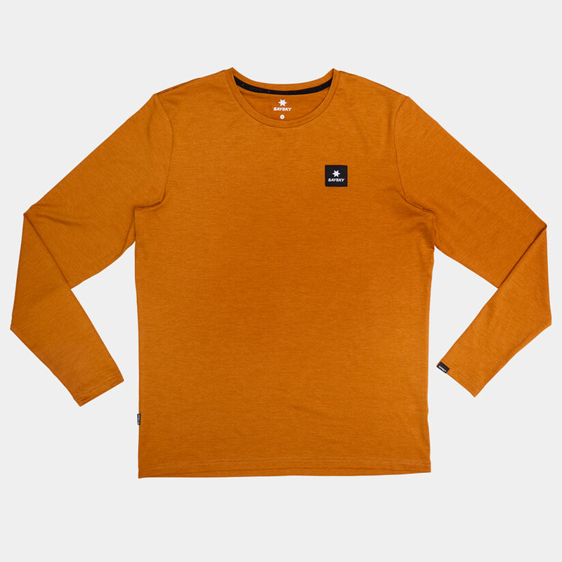 Saysky Reflective Logo Pace Long Sleeve Orange 4008 OMRLS20C4008