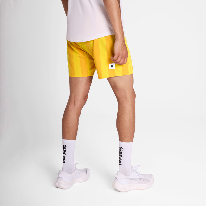 Saysky Pace Shorts 5'' Yellow Stripes 008 NMRSH21C008