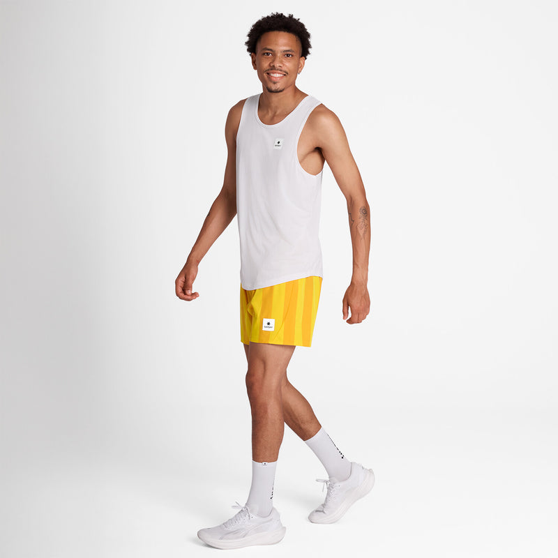 Saysky Pace Shorts 5'' Yellow Stripes 008 NMRSH21C008
