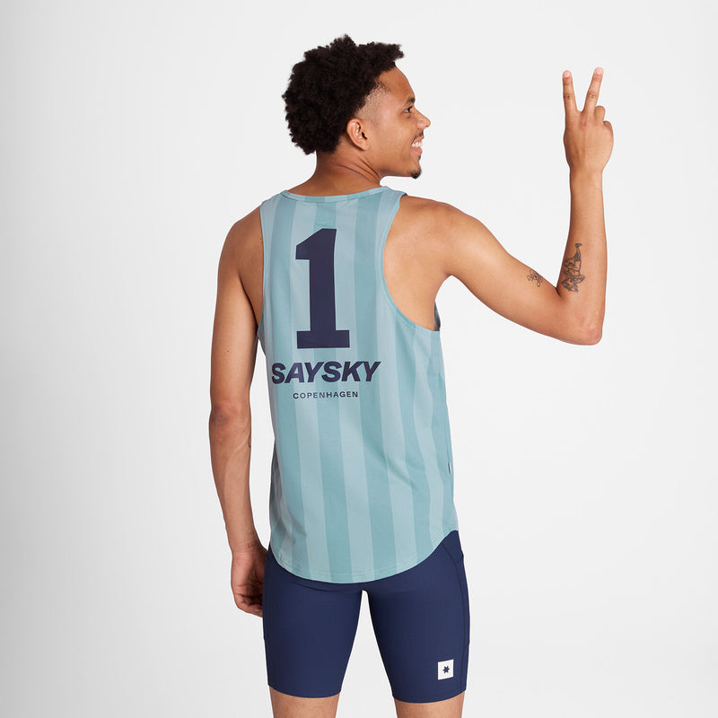 Saysky Combat Singlet Blue Flower 1029 NMRSI31C007