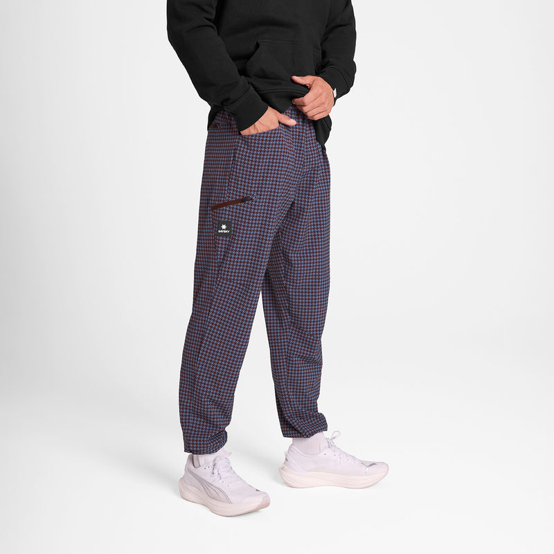 Saysky Motion Pants Blue Houndstooth 1047 OMLPA51C1047