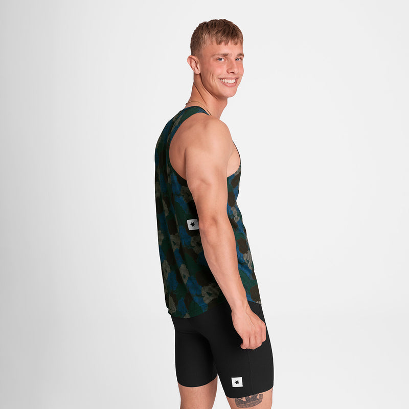 Saysky Flower Combat Singlet Blue Flower Camo 1046 OMRSI31C1046