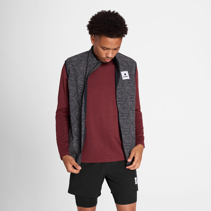 Saysky Reflective Pace Vest Black Reflective Lightning 1050 OMRVE01C1050