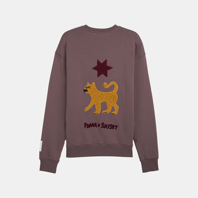 Saysky Puma x Saysky Crew Sweat Purple 701 527557 88